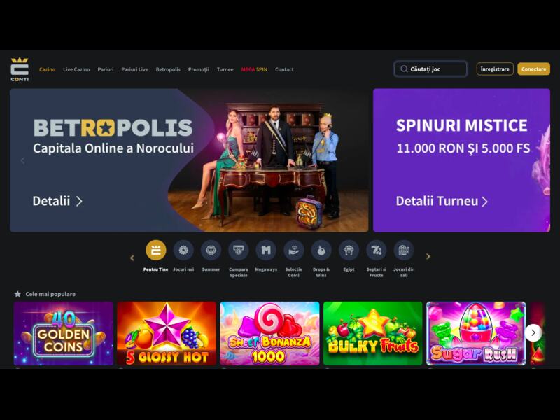 Jocuri live la Conticazino Casino, despre ce este vorba