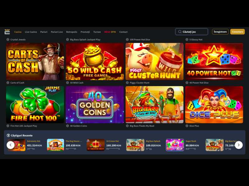 Ce să joci la cazinoul online Conti Casino